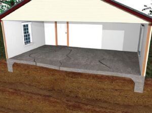 Những dấu hiệu của sàn bê tông bị võng