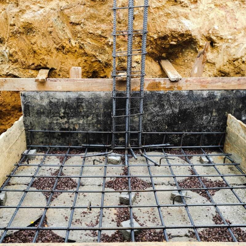 Gia cố nền móng đã xây sẵn