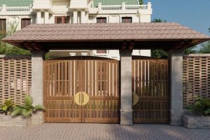 Nên đặt cổng nhà đặt bên trái hay bên phải