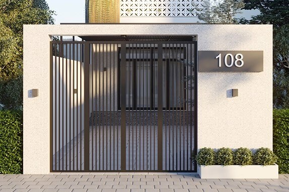 Yếu tố thẩm mỹ ảnh hưởng đến cổng nhà