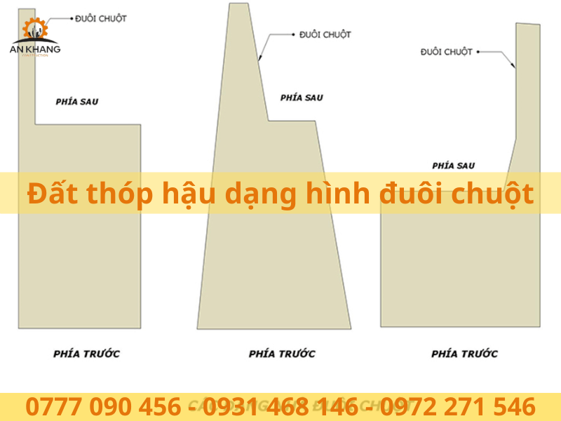 Đất thóp hậu hình đuôi chuột
