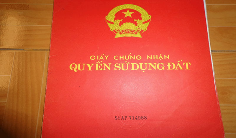 Cần có giấy chứng nhận quyền sử dụng đất