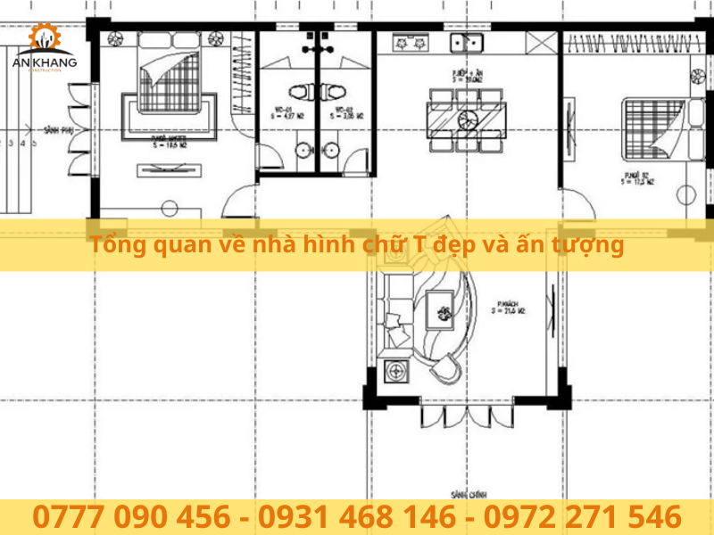 Cấu trúc cơ bản của nhà hình chữ T