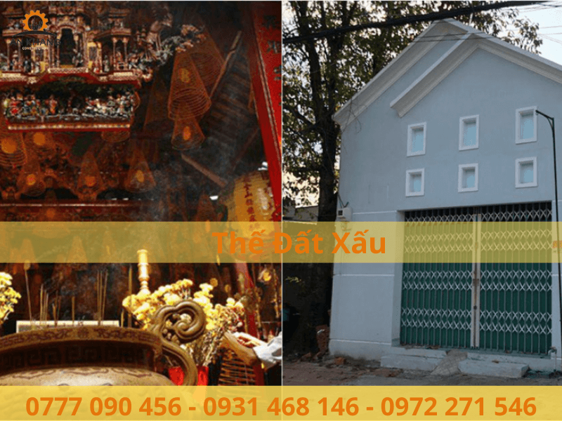 Thế đất xấu khi có nhà gần đình chùa
