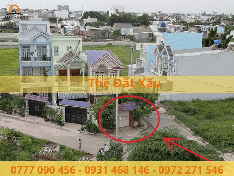 Thế đất nhà ở giao lộ chữ Y