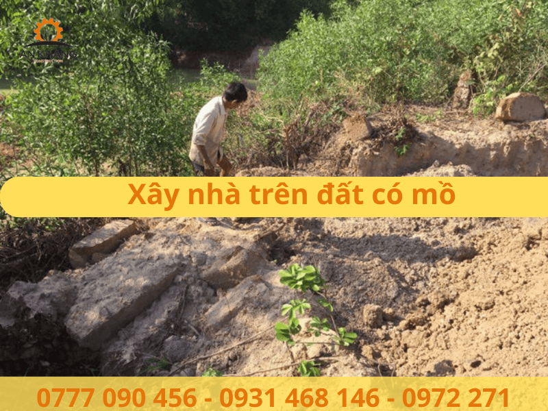 Trường hợp xây nhà trên đất gần nghĩa trang