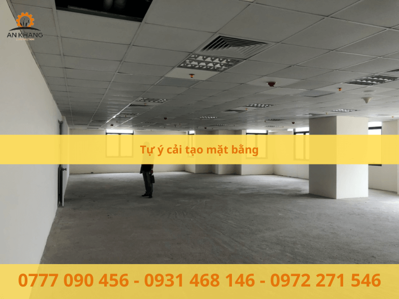 Tự ý cải tạo mặt bằng