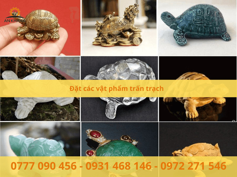 Đặt các vật phẩm trấn trạch