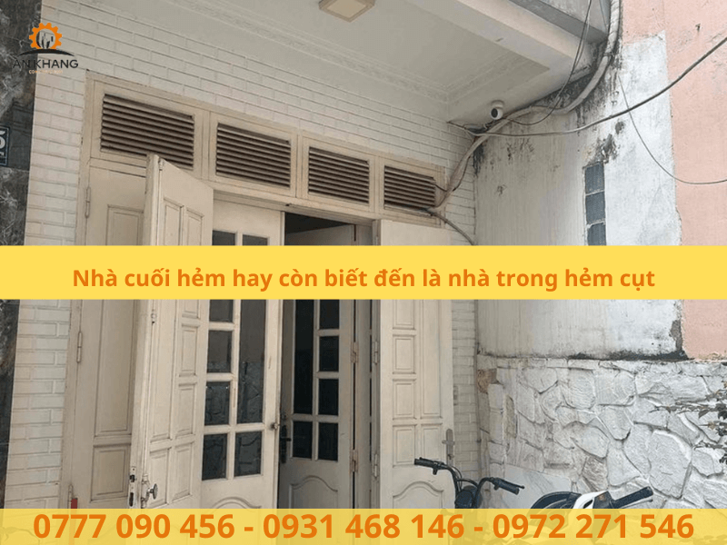 Nhà cuối hẻm có không gian yên tĩnh, riêng tư