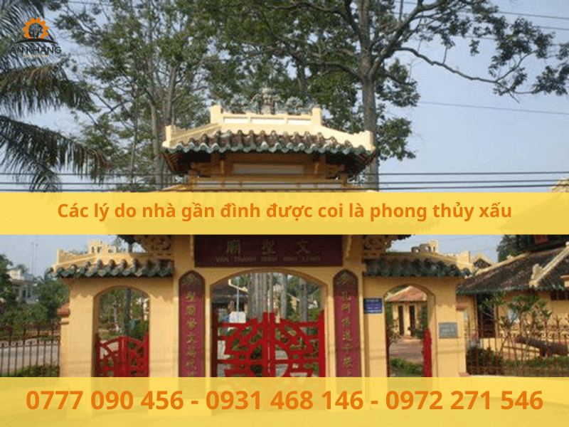 Các lý do nhà gần đình được coi là phong thủy xấu