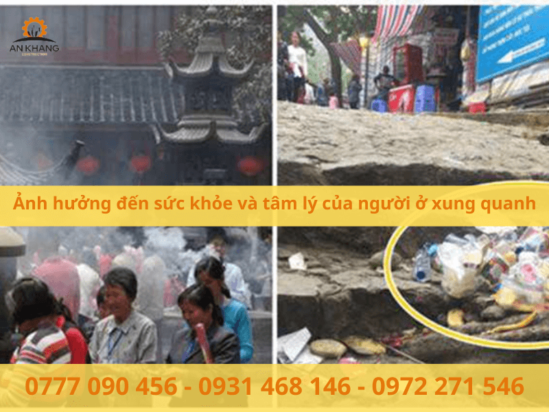 Ảnh hưởng đến sức khỏe và tâm lý của người ở xung quanh