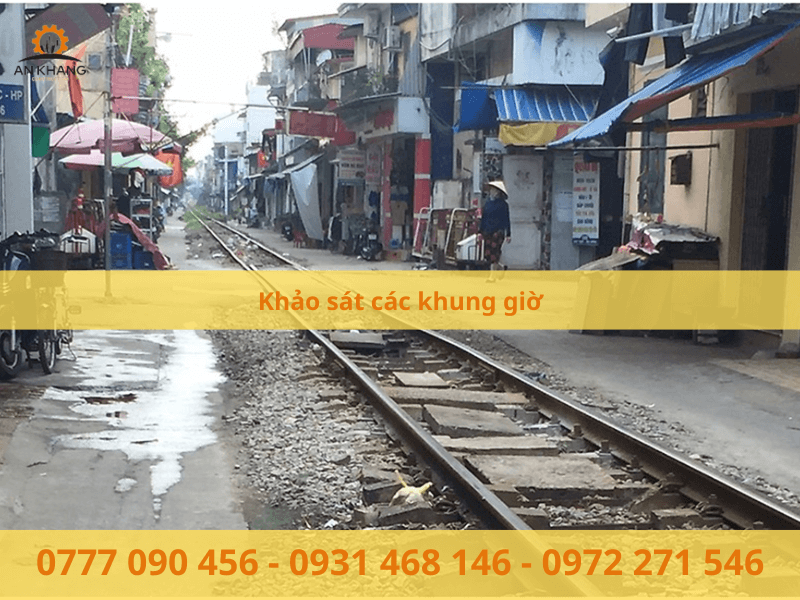 Khảo sát các khung giờ
