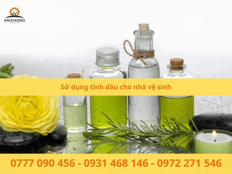 Sử dụng tinh dầu cho nhà vệ sinh