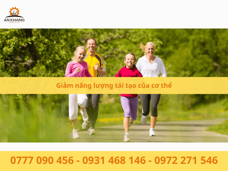 Giảm năng lượng tái tạo của cơ thể