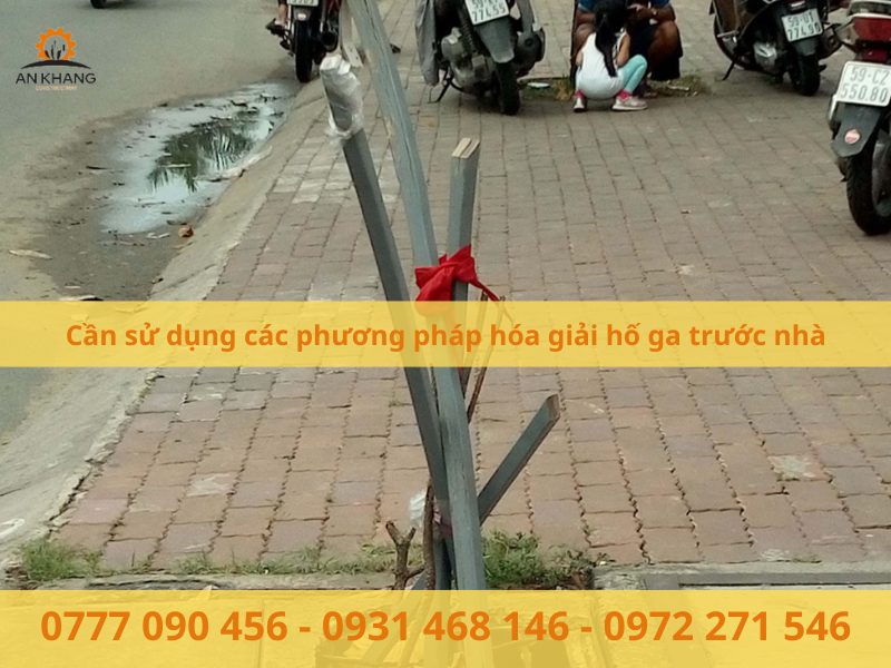 Cần sử dụng các phương pháp hóa giải hố ga trước nhà