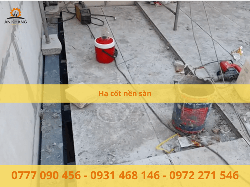 Hạ cốt nền sàn