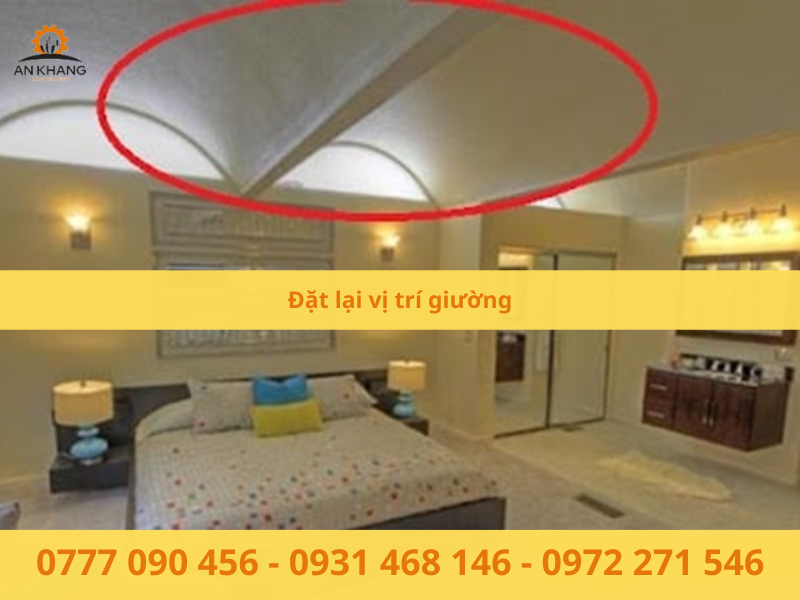 Đặt lại vị trí giường