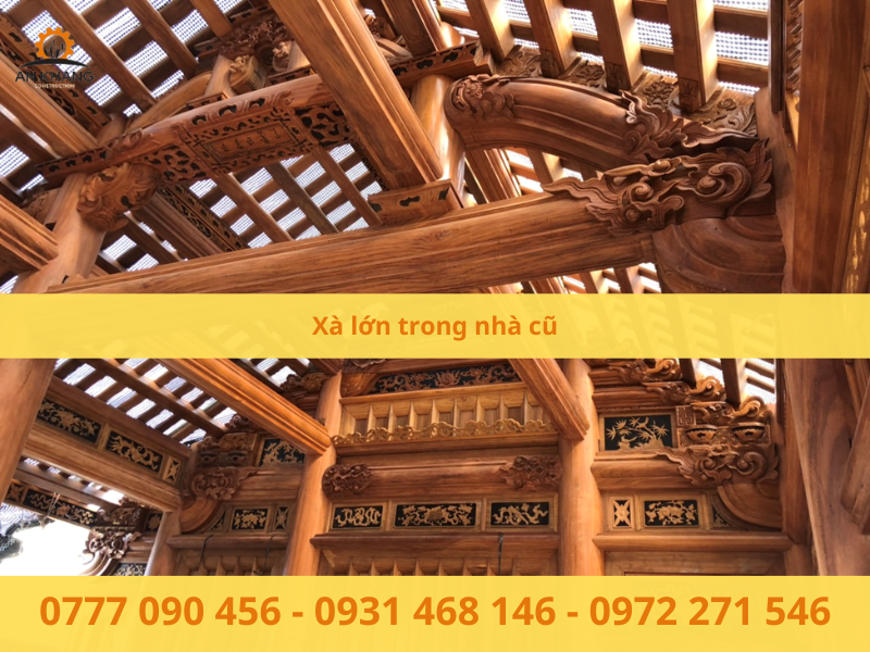 Xà lớn trong nhà cũ