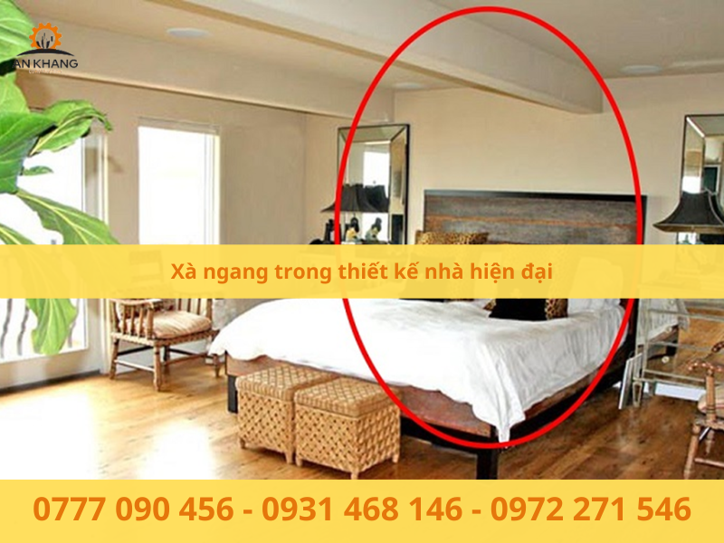 Xà ngang trong thiết kế nhà hiện đại