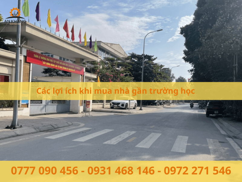 Các lợi ích khi mua nhà gần trường học