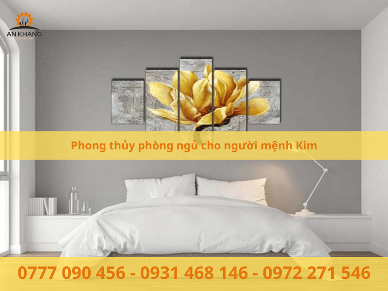 Phong thủy phòng ngủ cho người mệnh Kim