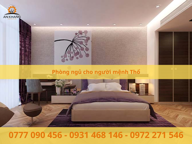 Phòng ngủ cho người mệnh Thổ