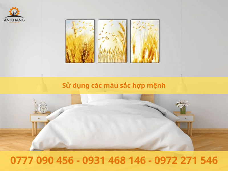 Sử dụng các màu sắc hợp mệnh