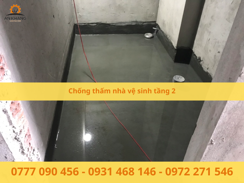 Chống thấm nhà vệ sinh tầng 2