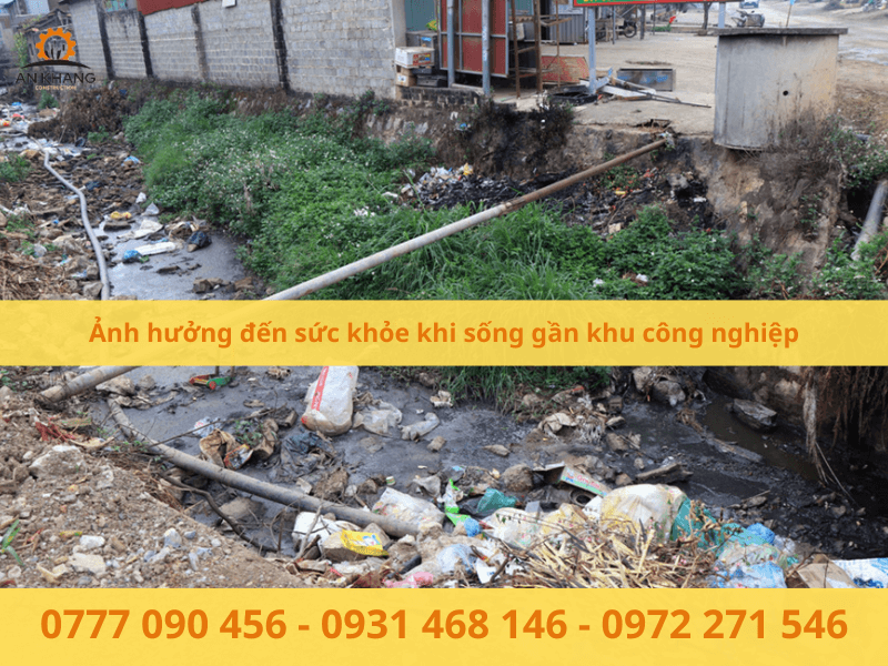 Ảnh hưởng đến sức khỏe khi sống gần khu công nghiệp