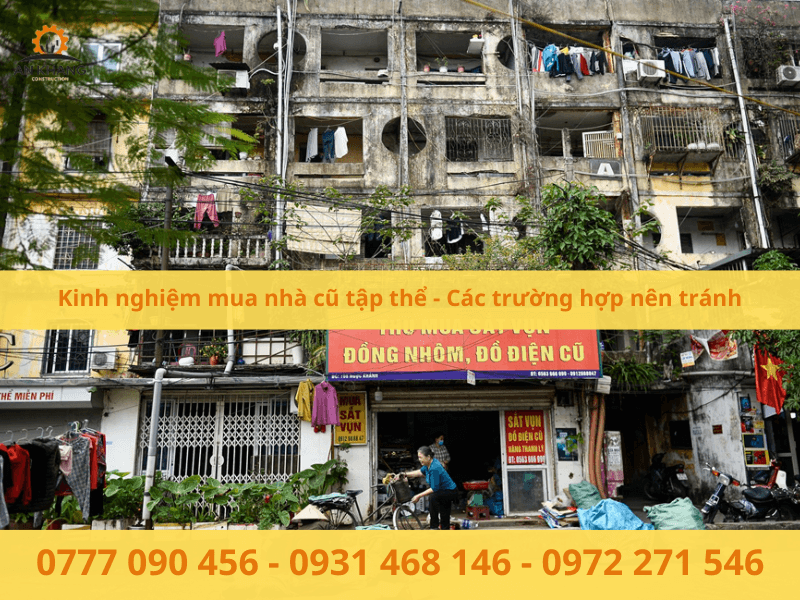 Kinh nghiệm mua nhà cũ tập thể - Các trường hợp nên tránh