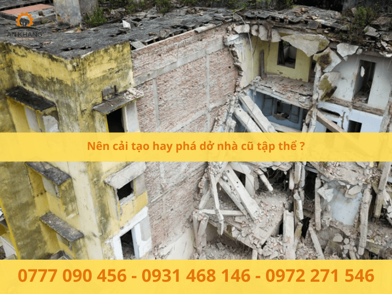 Nên cải tạo hay phá dở nhà cũ tập thể ?