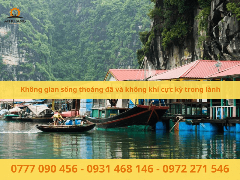 Không gian sống thoáng đã và không khí cực kỳ trong lành
