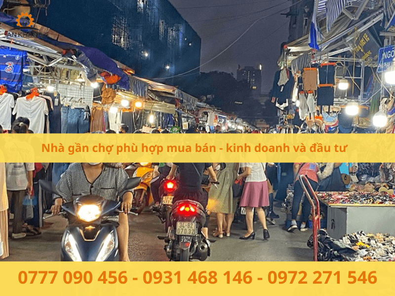 Nhà gần chợ phù hợp mua bán - kinh doanh và đầu tư