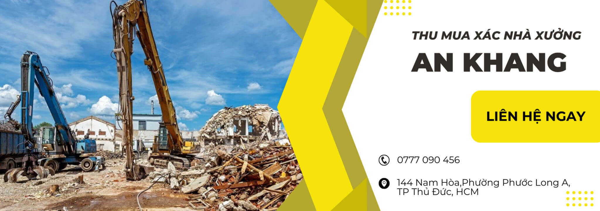 Vận Tải An Khang - chuyên thu mua xác nhà và phá dở nhà chuyên nghiệp