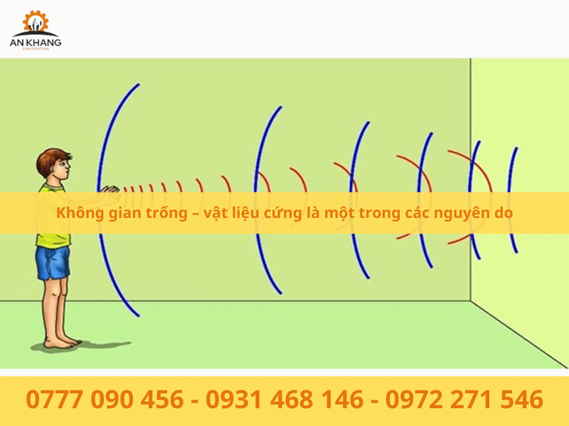 Không gian trống – vật liệu cứng là một trong các nguyên do