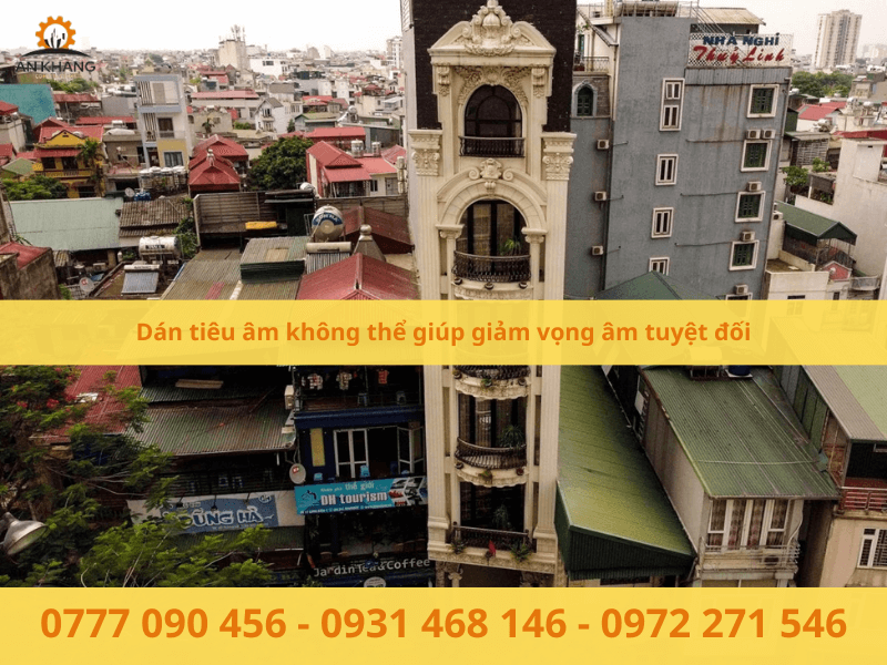Dán tiêu âm không thể giúp giảm vọng âm tuyệt đối