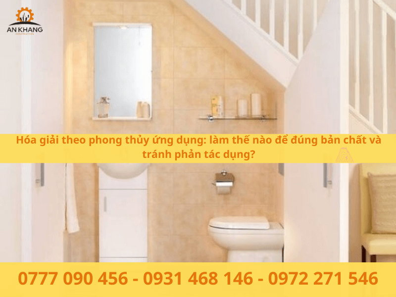 Hóa giải bể phốt dưới gầm cầu thang theo phong thủy ứng dụng