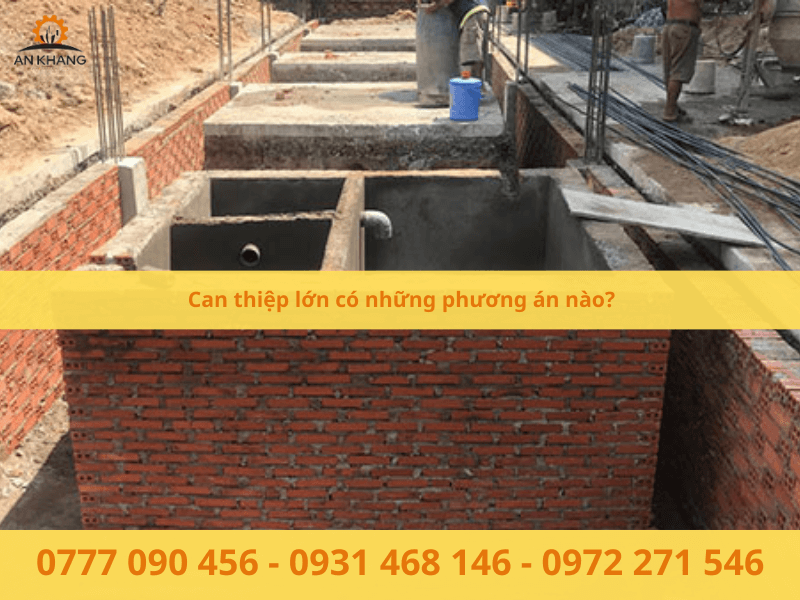 Các phương án đối với can thiệp lớn