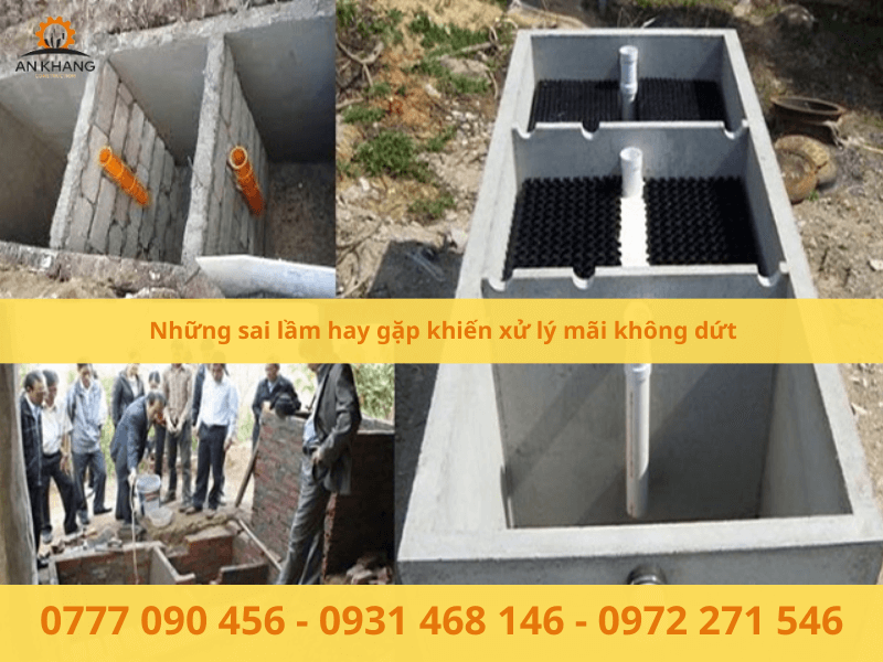 Các sai lầm làm cho việc xử lý mãi không thôi