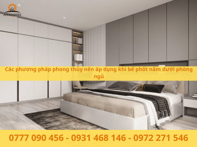 Giải pháp phong thủy cho nhà có bể phốt dưới giường ngủ