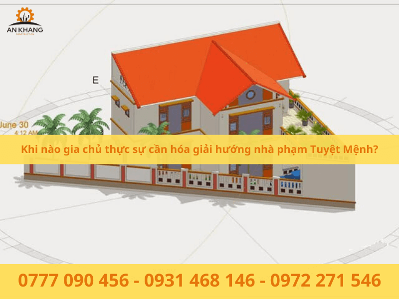 Gia chủ chỉ nên thực sự cần hóa giải hướng nhà phạm Tuyệt Mệnh nếu có các dấu hiệu bên dưới