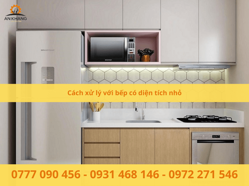 Cách xử lý với bếp có diện tích nhỏ