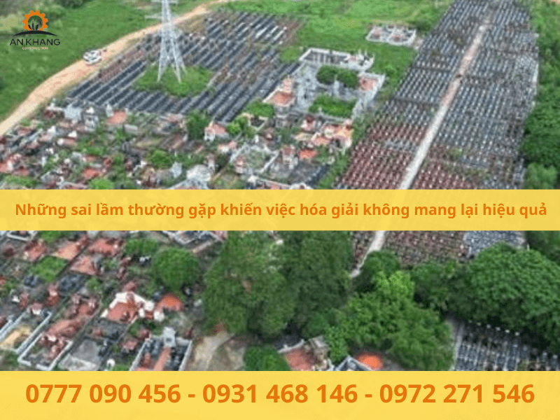 Những sai lầm thường gặp khiến việc hóa giải không mang lại hiệu quả