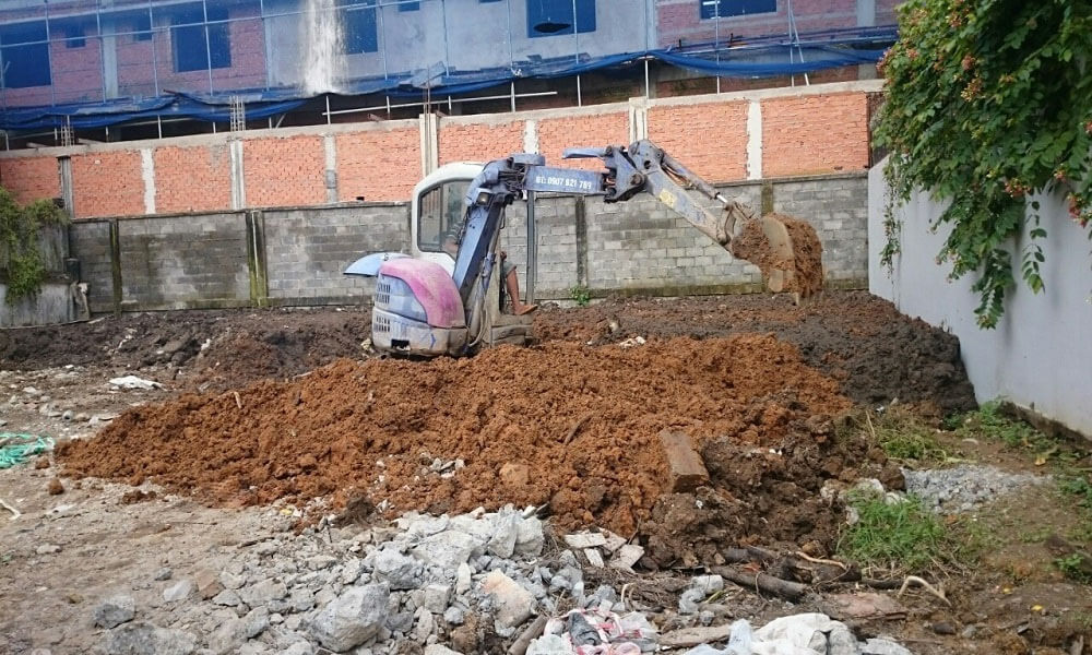 Tổng quan về quy trình san lấp mặt bằng