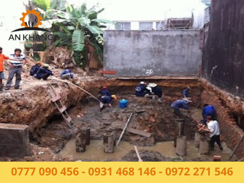 Quy trình đào đất móng cơ bản trong xây dựng