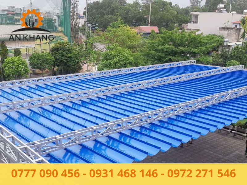 Các loại mái che bạt sóng được Vận Tải An Khang triển khai