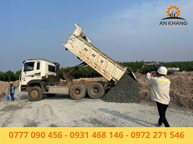 Quy Trình Thi Công San Lấp Mặt Bằng Tại Vận Tải An Khang